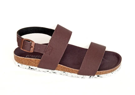 Burgundy Comfort Upcycled sandal